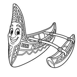 Bani colouring page